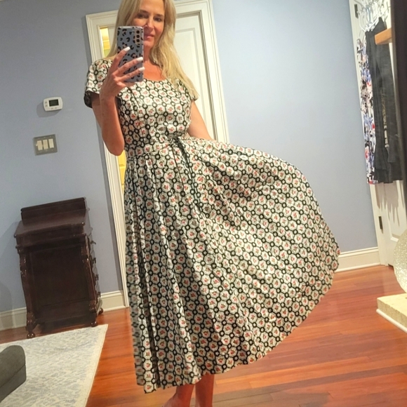 Vintage Marjorie Montgomery California rosebud dress